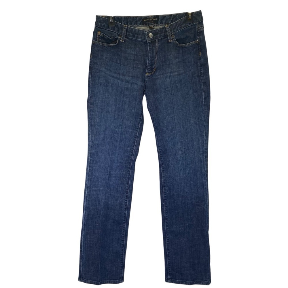 BANANA REPUBLIC Women's size 28/6R Straight leg low rise  Classic Denim Jeans